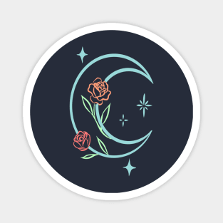 spring moon Magnet